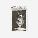 American Lynch Law artist's book by Raymond Pettibon, 1985, staple-bound offset print, sold Jun 2025