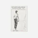 Raymond Pettibon, Just Happy to be Working artist's book, 1985, staple-bound offset print