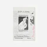 Raymond Pettibon, Hum a Hymn artist's book, 1991, staple-bound offset print