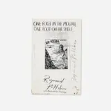 Raymond Pettibon, One Foot in the Mouth, One Foot on the Shelf artist's book, 1992, staple-bound offset print