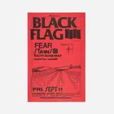Raymond Pettibon, Black Flag at Devonshire Downs / Fri. Sept. 11, 1981 flyer