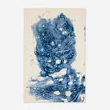 William S. Burroughs, Blue Muny, c. 1990, acrylic on paper