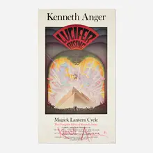 Kenneth Anger, Magick Lantern Cycle poster, 1978, offset lithograph in colors