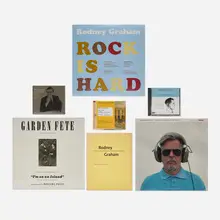 Rodney Graham, Rare audio and text collection, bound printed paper, plastic, vinyl
