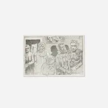 Joe Coleman, Untitled, c. 1985, etching
