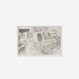 Joe Coleman, Untitled, c. 1985, etching