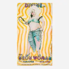Ricky Bernstein, Divine in The Neon Woman poster, 1978, offset lithograph in colors