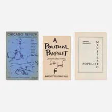 Lawrence Ferlinghetti, Group of three publications, 1958-76, bound printed paper