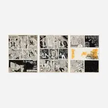 Joe Coleman, Kry Kry Cretin (from Dope Comix 1978, No. 2), 1978, ink, pencil and correction fluid on paper