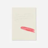 Raymond Pettibon, "For there is infinitude…", graphite and gouache on printed paper (double-sided)