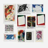 Sam Francis, Eleven exhibition posters, 1972-99, offset lithograph in colors