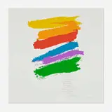promise by Corita Kent, 1978, screenprint in colors, sold May 2025