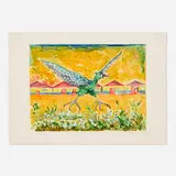 Ray Smith, Untitled (Eagle), 1992, monotype