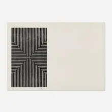 Die Fahne Hoch! (from Black Series I) by Frank Stella, 1967, lithograph, sold May 2025