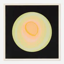 Helen Lundeberg, Third Planet, 1972, screenprint in colors