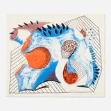 David Hockney, Untitled for Joel Wachs, 1993, screenprint and lithograph in colors on Arches