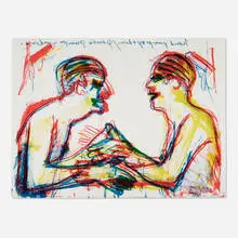 Bruce Nauman, Untitled (from the Fingers and Holes series), 1994, lithograph on Rives BFK