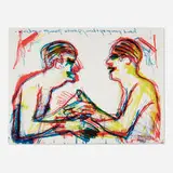 Bruce Nauman, Untitled (from the Fingers and Holes series), 1994, lithograph on Rives BFK