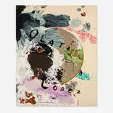 Julian Schnabel, Olatz Lopez, 1992, screenprint in colors on Arches