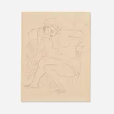 Figure assise, blouse transparente by Henri Matisse, 1929, lithograph on Japon, sold May 2025