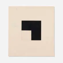 Square with Black (State) (from The Concorde series) by Ellsworth Kelly, 1981-82, etching and aquatint on Arches, sold May 2025