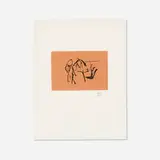 Robert Motherwell, The Streets (from the Ulysses portfolio), 1988, etching in colors on Johannot