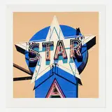 Robert Cottingham, Star (from the American Signs portfolio), 2009, screenprint in colors