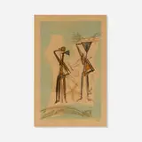 Max Ernst, Étoile de Mer, 1950, lithograph in colors