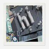 Robert Cottingham, HI (from the American Signs portfolio), 2009, screenprint in colors