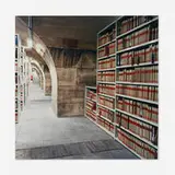 Candida Höfer, BNF Paris XVI, 1998, color coupler print