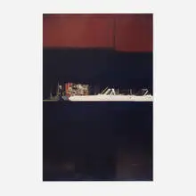 Saul Leiter, Through Boards, C-print