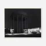 George Tice, Petit's Mobil Station, Cherry Hill, New Jersey