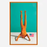 Chris Cosnowski, I'm With Stupid, oil on canvas