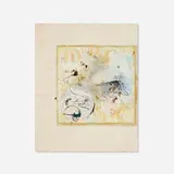 Lucy Dodd, The Sprout of Mother Bub's Sprout, 2014, acrylic sheet, acrylic, ink and mixed media on canvas
