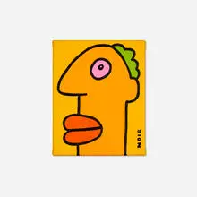 The strong breeze behind me is so powerful that I move as fast as the bus by Thierry Noir, 2016, acrylic on canvas, sold Dec 2025