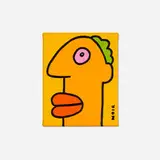 Thierry Noir, The strong breeze behind me is so powerful that I move as fast as the bus, 2016, acrylic on canvas
