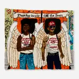 Mary Tooley Parker, Untitled, wool, tinsel and mixed fabric
