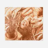 James Valerio, Study for Spring Mambo, 1986, pencil and sepia ink on mat board