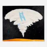 Valentina Dubasky, Twister, 1981, oil on canvas laid to Masonite