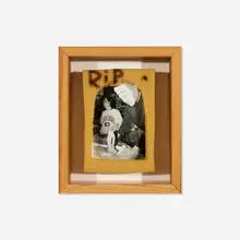 The Bruce High Quality Foundation, North Shore, 2001-10, gelatin silver print with collaged paper and foam in artist's frame