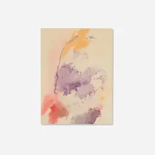 Paul Jenkins, Untitled, 1960, watercolor on paper mounted to Masonite