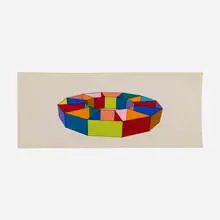 Ronald Davis, Untitled, 1968, vinyl and India ink on acetate on matboard