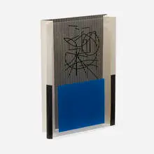 Untitled (Lettre du Venezuela) by Jesús Rafael Soto, 2001, screenprint on acrylic and cardstock, sold Dec 2025