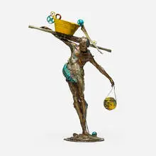 Nano Lopez, Cargo Man, 1999, bronze with hand-applied patina