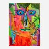 Joe Grillo, E.X. Plode, 2003, acrylic, marker and paper collaged to pressboard
