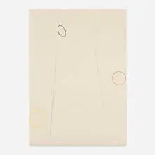 David Rabinowitch, Construction of Vision (2 Colour Properties), 1973, graphite and colored pencil on paper