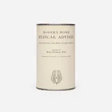 Roman Ondak, Medical Advisor, 1995, used tin can, offset lithograph, plaster of Paris