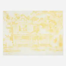 Matthew Brandt, Extra Dessert Delights, 2012, key lime pie gum on paper