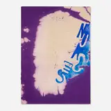 Bernard Quentin, Untitled, dye and acrylic on linen laid to canvas