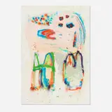 Marco Pariani, Who Are You Without a Dog?, 2019, oil and spray paint on canvas